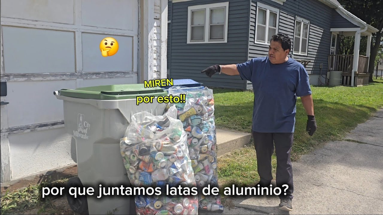 Por que  juntamos latas de ALUMINIO?🤔 Por esto MIREN!.