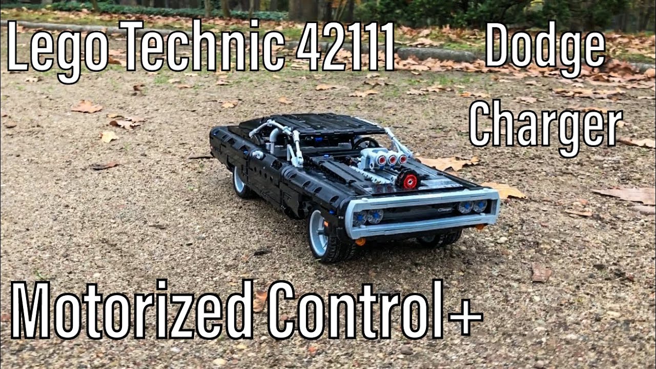 Motorized Lego Technic 42111 Dodge Charger