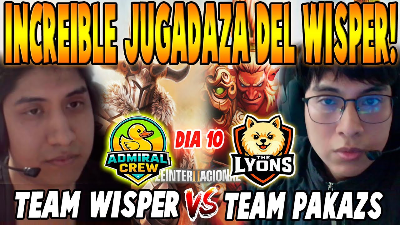 TEAM WISPER vs TEAM PAKAZ [BO1] - 