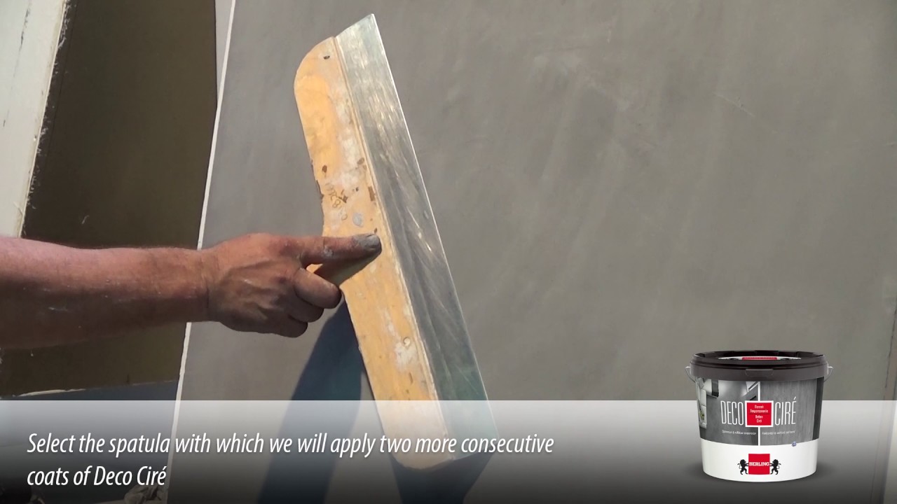 HOW TO: Deco Ciré - Decorative Forced Screed