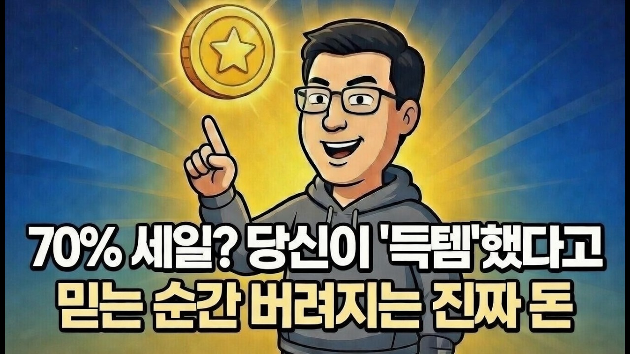 70% 세일? 당신이 '득템'했다고 믿는 순간 버려지는 진짜 돈 (절대 사지 마세요)