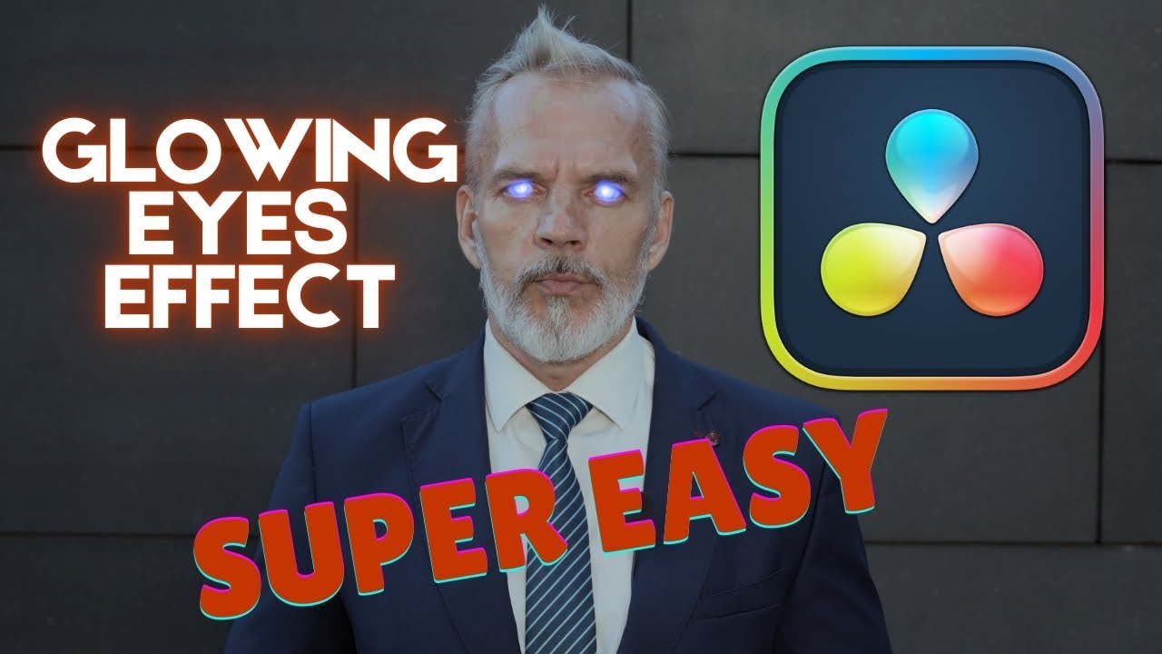 Easy Glowing Eyes Effect In Davinci Resolve - NO PLUGINS