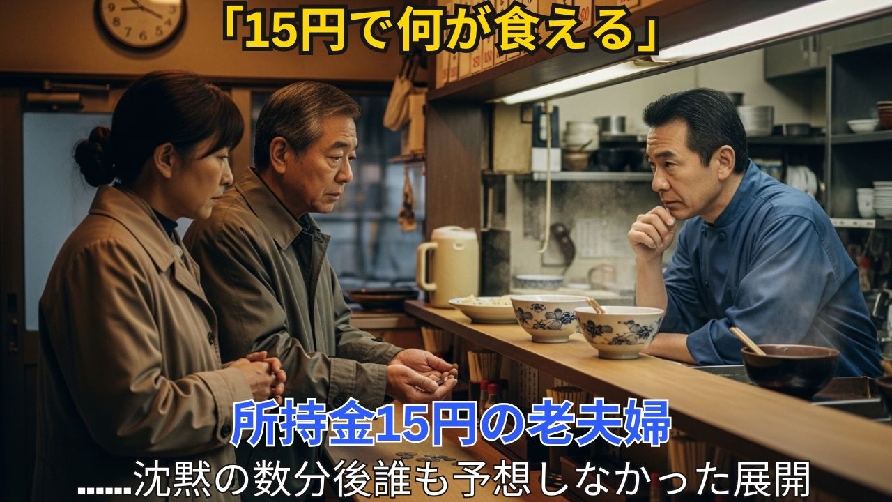 15円しかない老夫婦に蕎麦を食べさせた結果、廃業寸前のそば屋がとんでもないことになった【奇跡の結末】