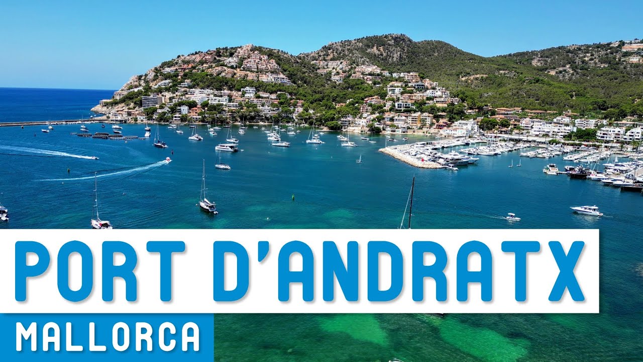 Beautiful Port d'Andratx - Mallorca Baleares - 4K - Drone Flight - AIX WALKER