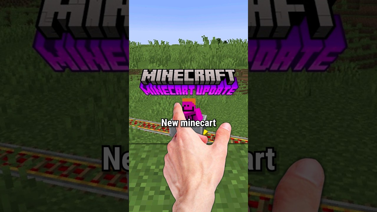 How to Make Minecraft Minecarts Faster! #minecraft