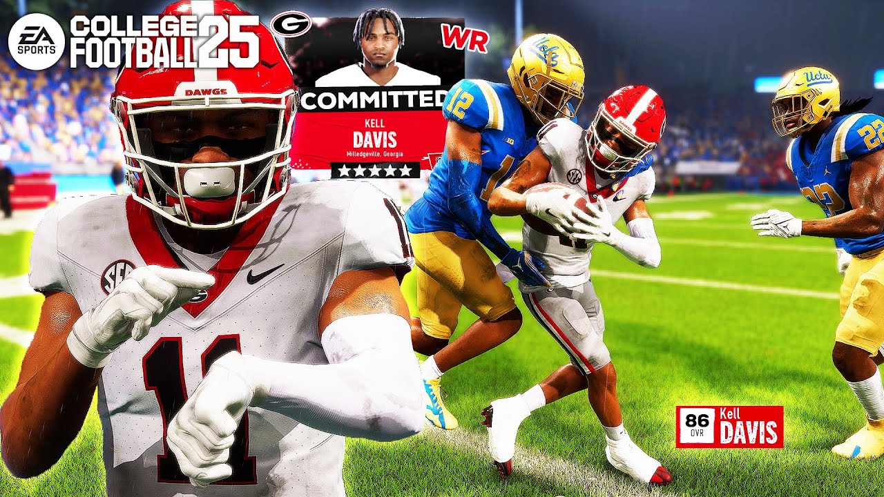 Wide Receiver First Game Starting At UGA | College Football 25 Road To Glory
