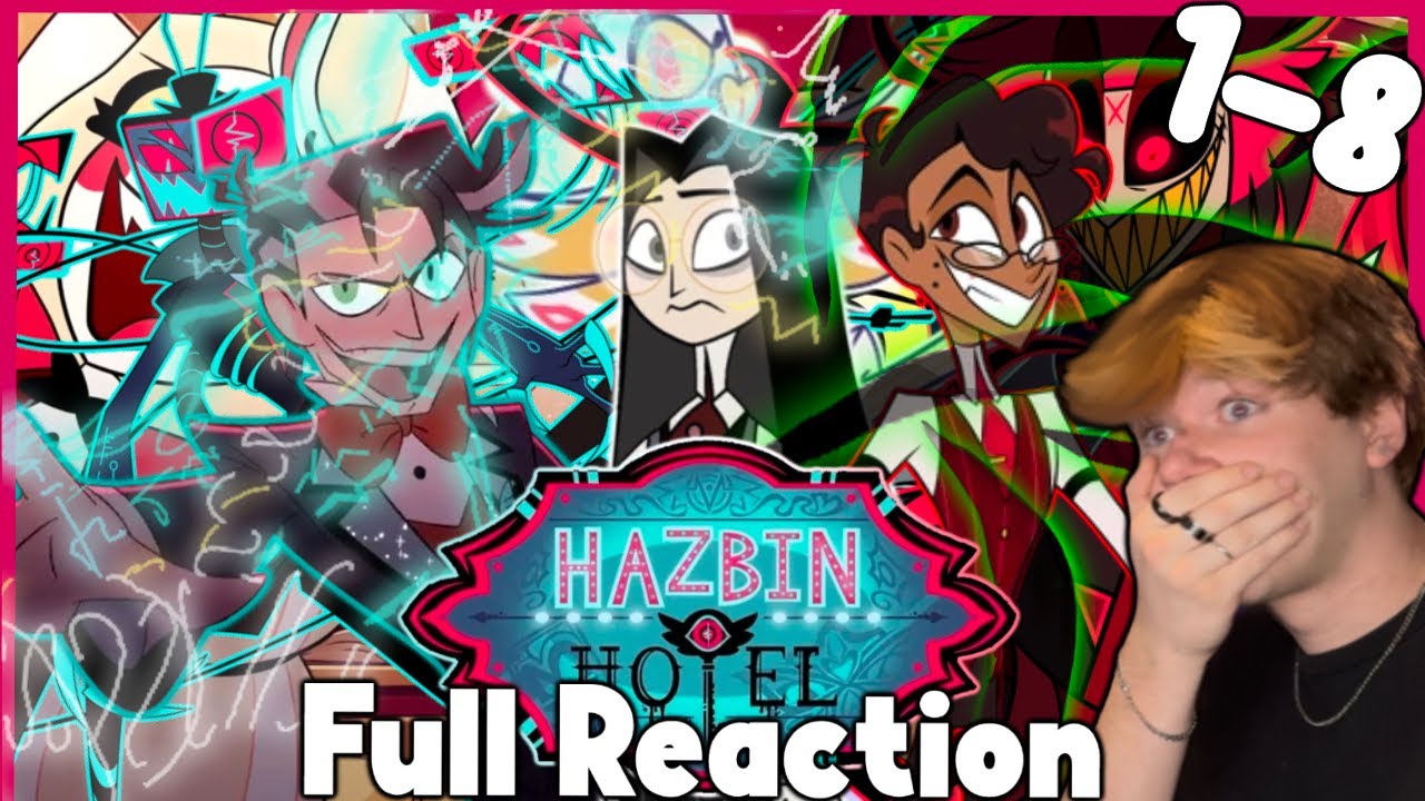 I WATCHED ALL OF HAZBIN HOTEL SEASON 2 FOR THE FIRST TIME | Hazbin Hotel Full Reaction | S2 Ep 1-8
