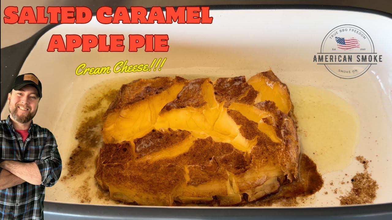 Salted Caramel Apple Pie Cream Cheese Smoke!