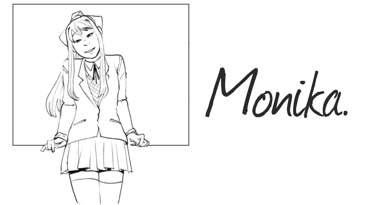 Monika. (Doki Doki Literature Club Comic Dub)