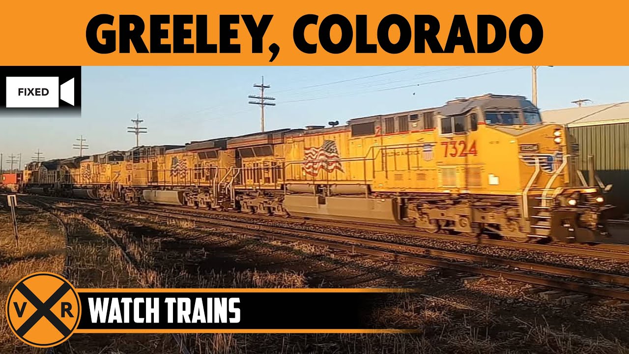 Greeley, Colorado, USA | LIVE Train Camera (Fixed View &mdash; South)