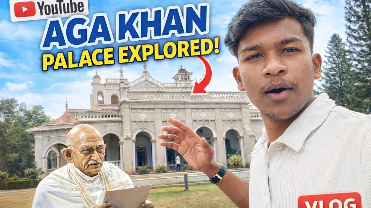 Aga Khan Palace 🏯 History 😮 Pune | Ganya Diaries|#vlog #pune #history  