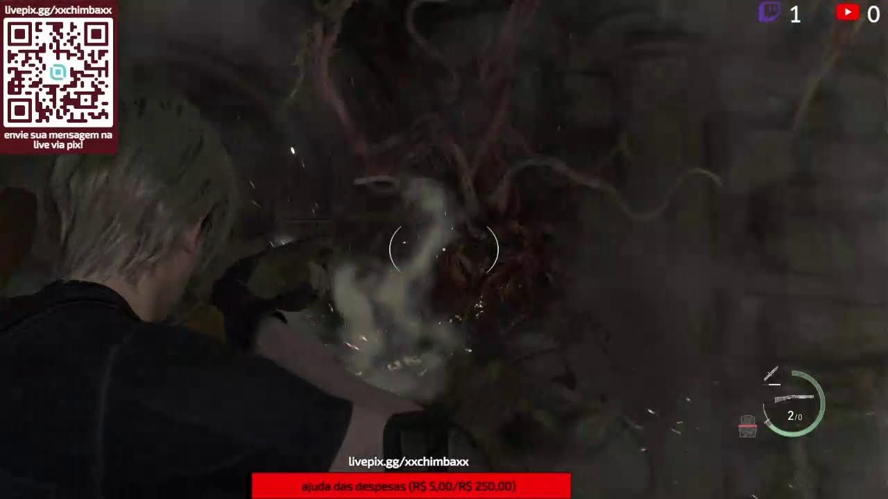 CHEGAMOS NA PARTE FINAL DO CASTELO RE4 REMAKE MODO INTENSO|| LIVE PIX
