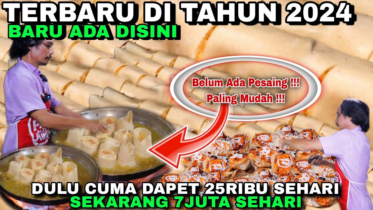 MANTAN CHEF INTERNASIONAL CIPTAKAN JAJANAN UNIK TANPA  PESAING OMSET 7 JUTA ! IDE USAHA TERBARU 2024