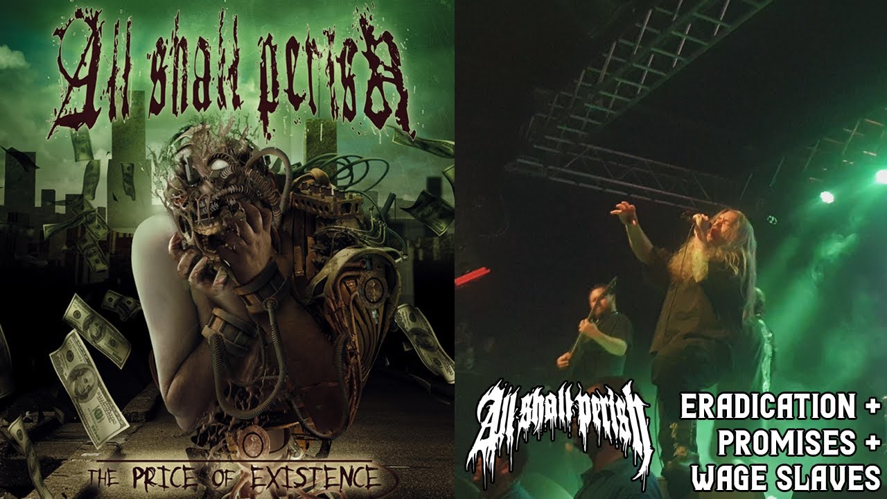 All Shall Perish - Eradication/Promises/Wage Slaves (Live in Leeds - Slamageddon EU/UK Tour)
