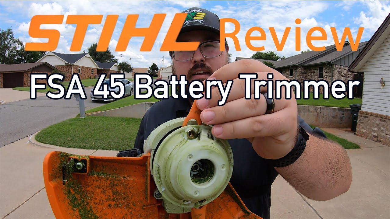 Обзор и демонстрация аккумуляторного газонокосилки Stihl FSA 45
