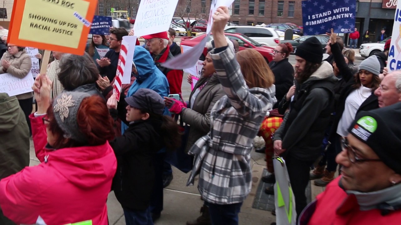 Immigration Rights Protest in Rochester