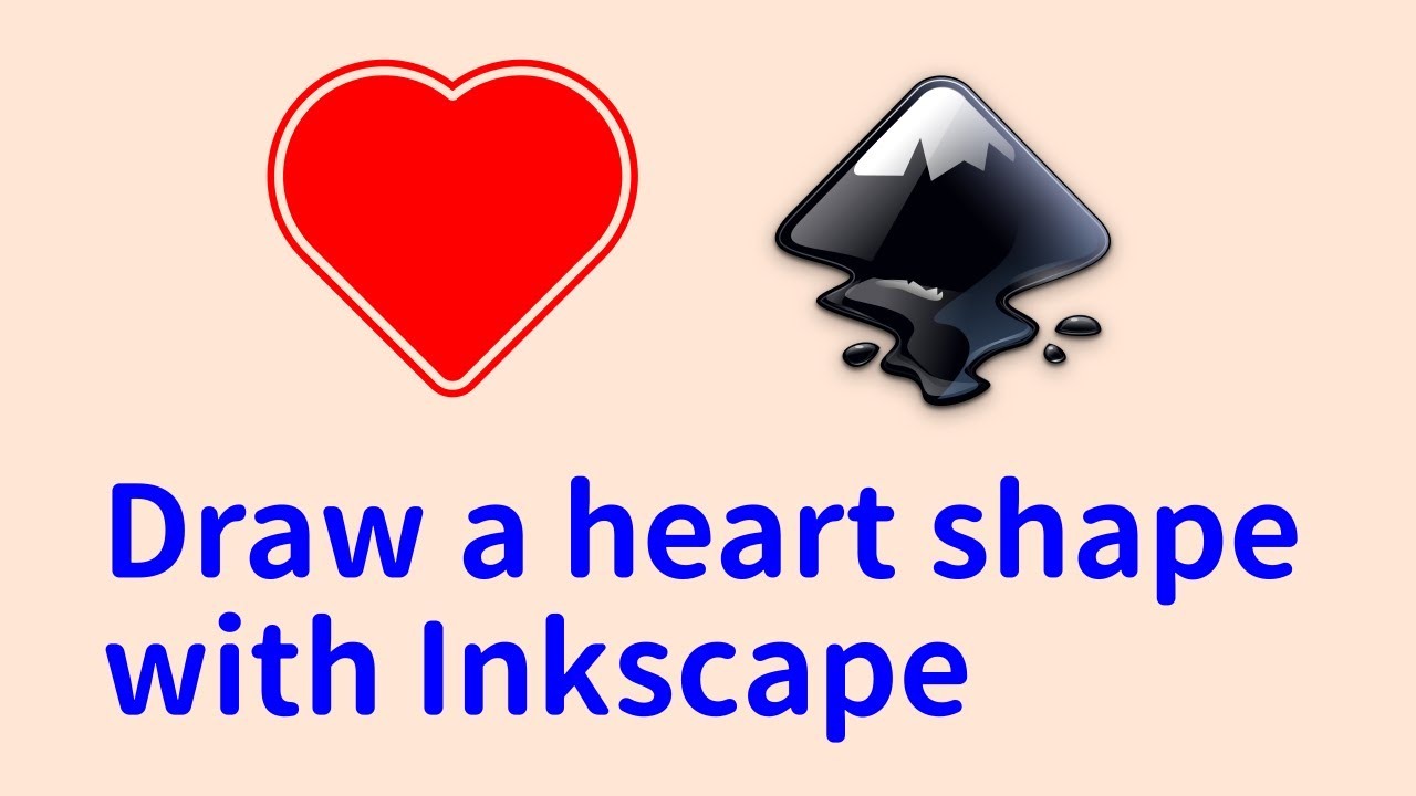 Drawing a perfect heart shape in Inkscape. And can AI help you learning do this better?