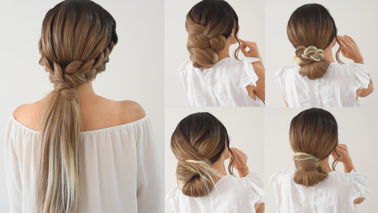 10 Acconciature Facili e Veloci ESTATE 🤩 10 DIY SUMMER Hairstyles for medium to long hair