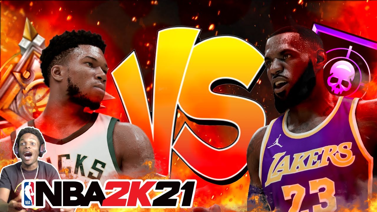 NBA 2K21 NEXT GEN GIANNIS ANTETOKOUNMPO vs LEBRON JAMES!!