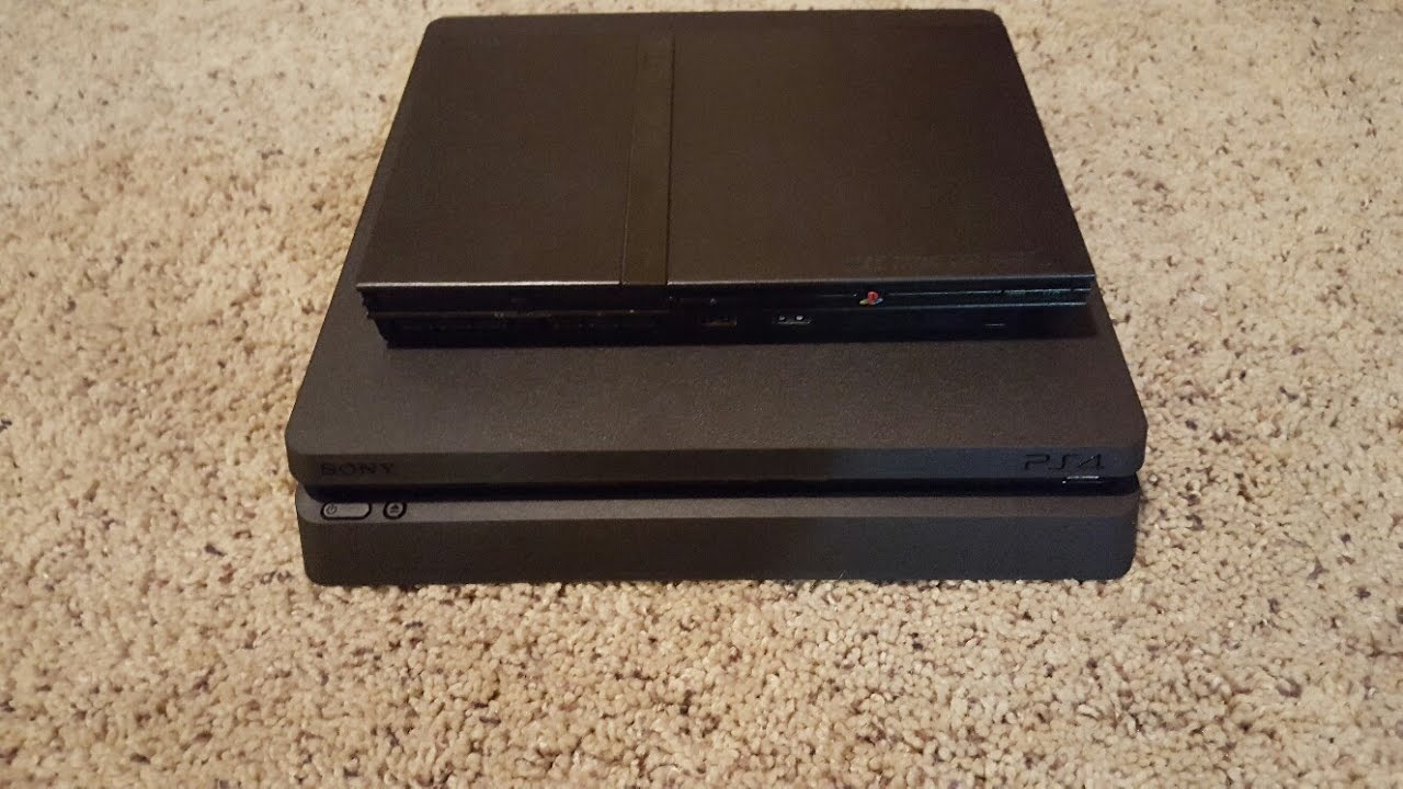 PS4 slim vs. PS2 slim