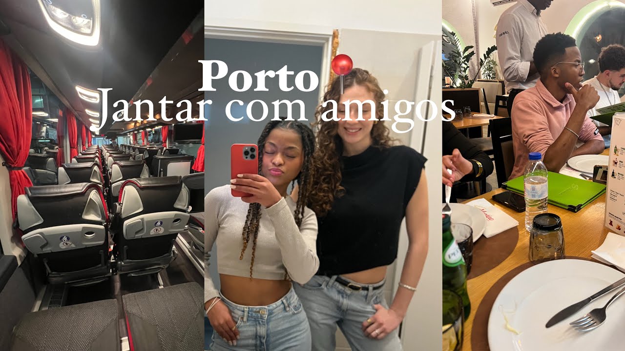VLOG NO PORTO 🇵🇹 jantar com amigos e boas vibes / Amanda Duarte 