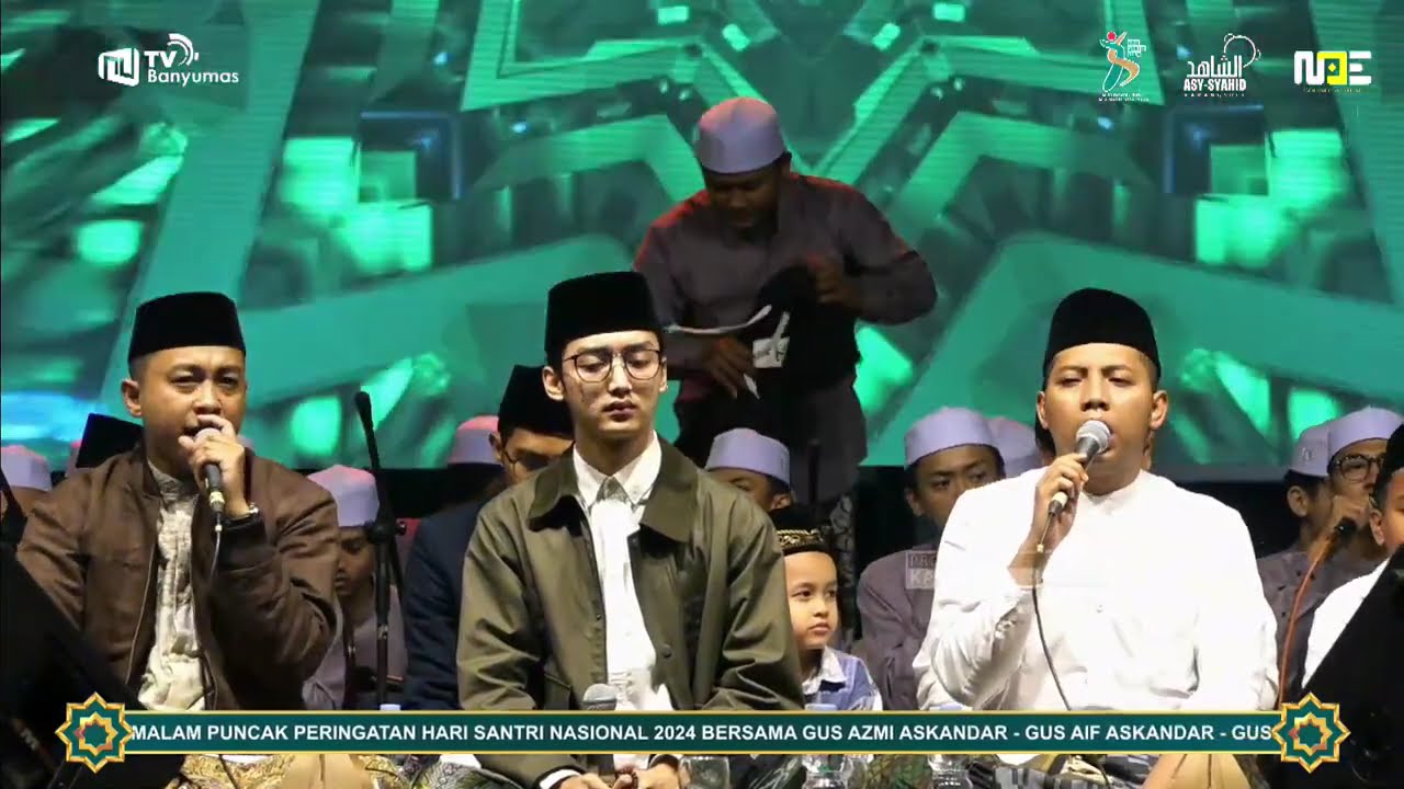 SHOLAWAT BERSAMA GUS AZMI, GUS AIF & GUS FAIZUN || HSN PCNU BANYUMAS TAHUN 2024
