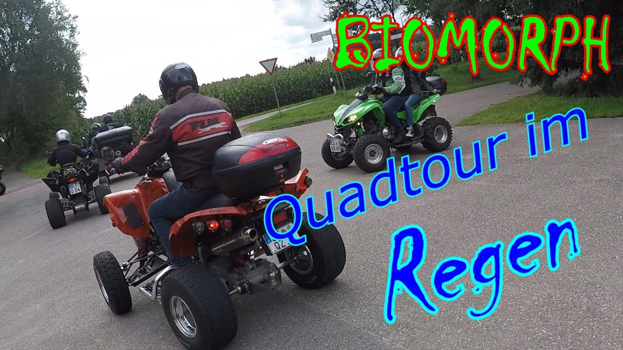 Quadtour im Regen / VI Quadtreffen im Baggerpark Emsland