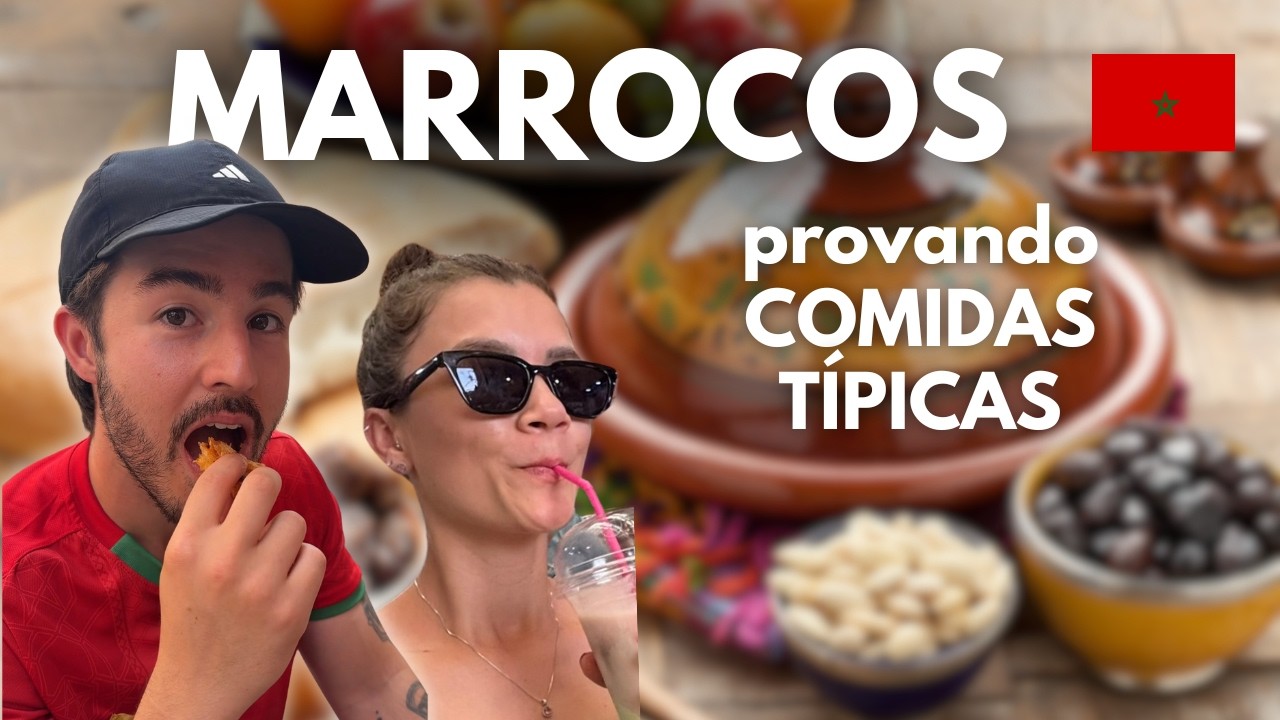PROVANDO COMIDAS DE RUA NO MARROCOS | TOUR EM MARRAKECH