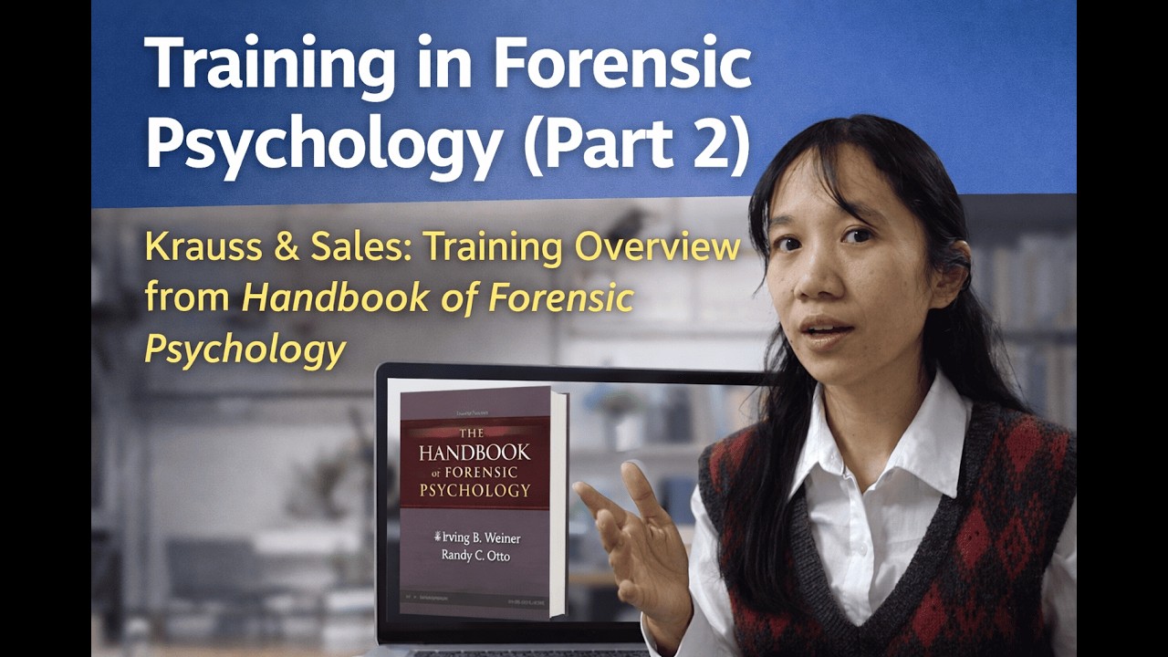 Training in Forensic Psychology (Part 2)