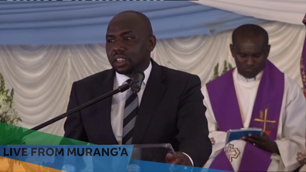 Attending the funeral service of the late Hon Kenneth Matiba