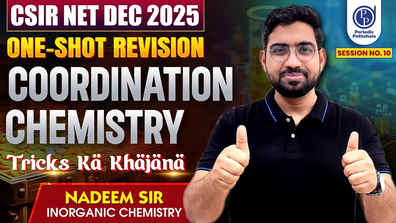 CSIR NET 2025 | One-Shot Revision Coordination Chemistry | Tricks Ka Khajana | Inorganic Chemistry