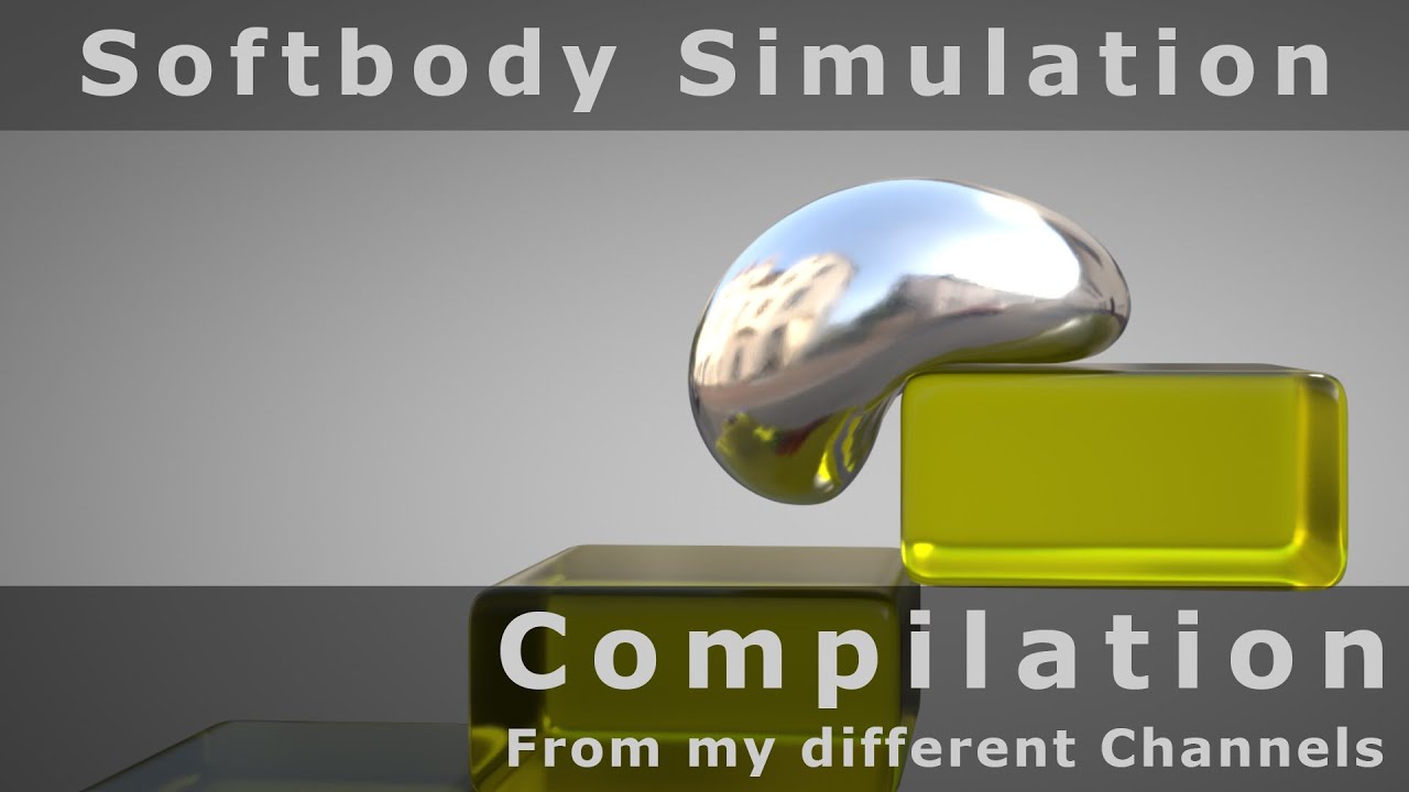 My best Softbody Simulations from different Channels ❤️😃❤️ 2020 - 2022 Compilation | ASMR  ❤️ C4D4U