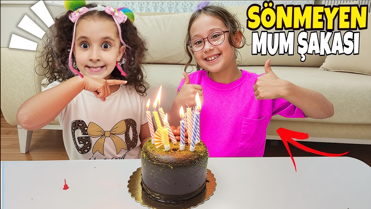 BANU ALYA İLE BAHARA SÖNMEYEN MUM ŞAKASI YAPTIK !! KIŞKIRTMA !!