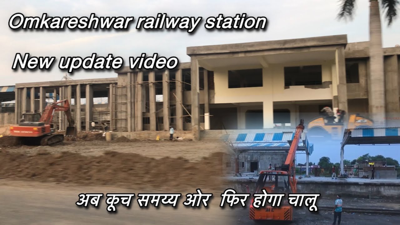 #omkareshwer railway station #new #update video full update @moin_classic_07