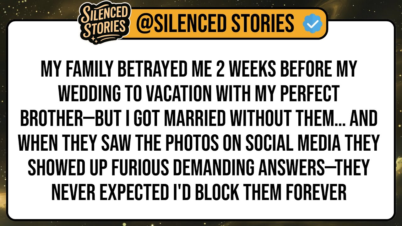 My Family Betrayed Me 2 Weeks Before My Wedding To Vacation With My Perfect Brother—But I Got ...