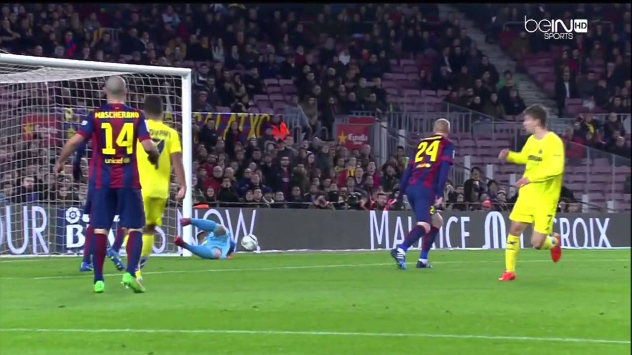 Barcelona - Villarreal Highlights HD CdR 11.02.2015