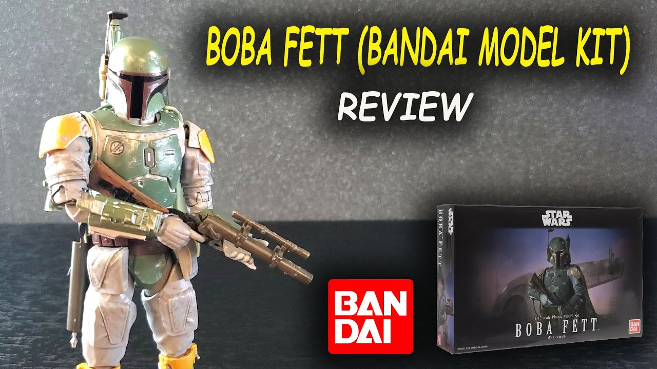 Bandai Model Kit Boba Fett - ESB (painted & weathered) REVIEW