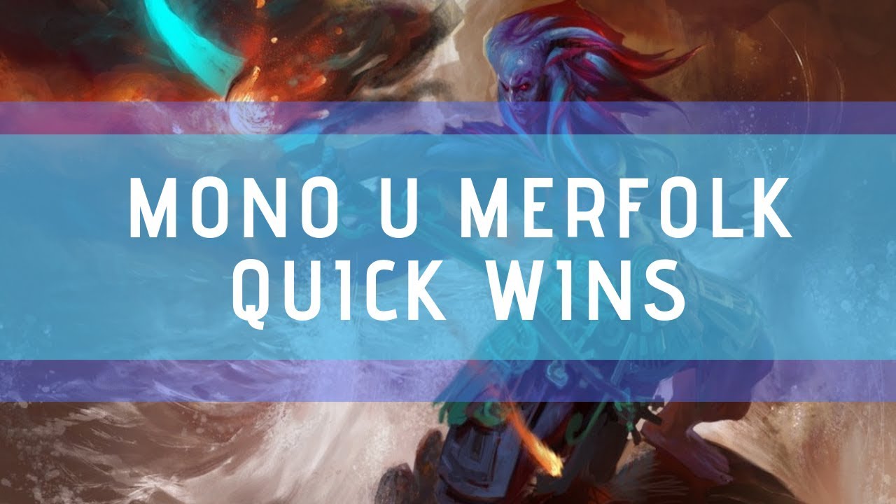Mono Merfolk VS Goblins (Quick Win #23) MTG Arena