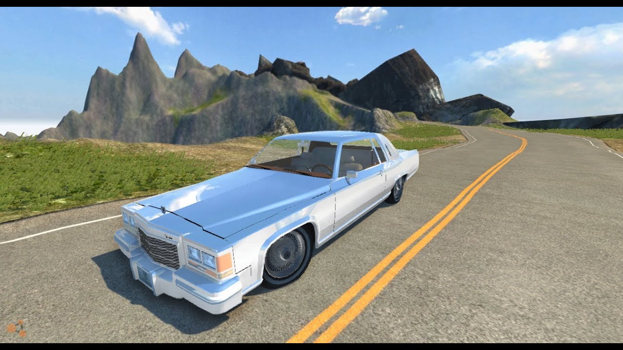 BeamNG.Drive Mod : Cadillac Deville  (physics Crash test)