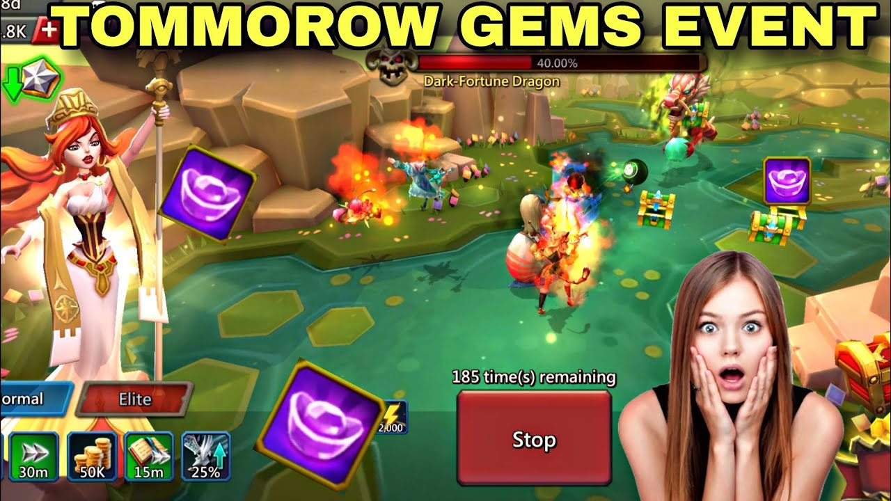 Lords Mobile - TOMMOROW GEMS LAB EVENT ITS TIME TO HUNT GEMS 🔥 #lordsmobile 