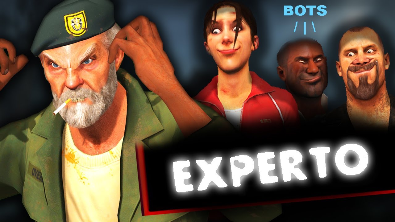 COMPLETÉ Left 4 Dead 1 SOLO en EXPERTO y fue un HORROR