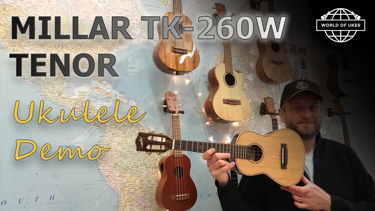 Millar TK-260W Tenor Ukulele Demo