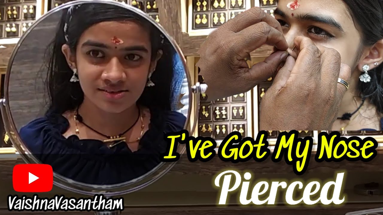 My Nose Piercing with Travel Vlog| എന്റെ മൂക്ക് കുത്തൽ|Traditional Method | Vaishna Vasantham