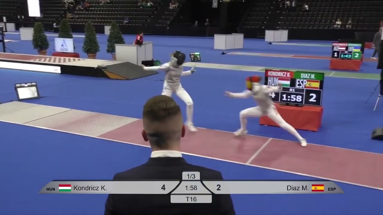 Euro Champs 2024 SWF - L16 - Kata Kondricz HUN v Maria Teresa Diaz ESP