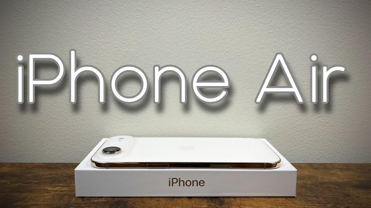 iPhone Air Light Gold — распаковка и первые впечатления