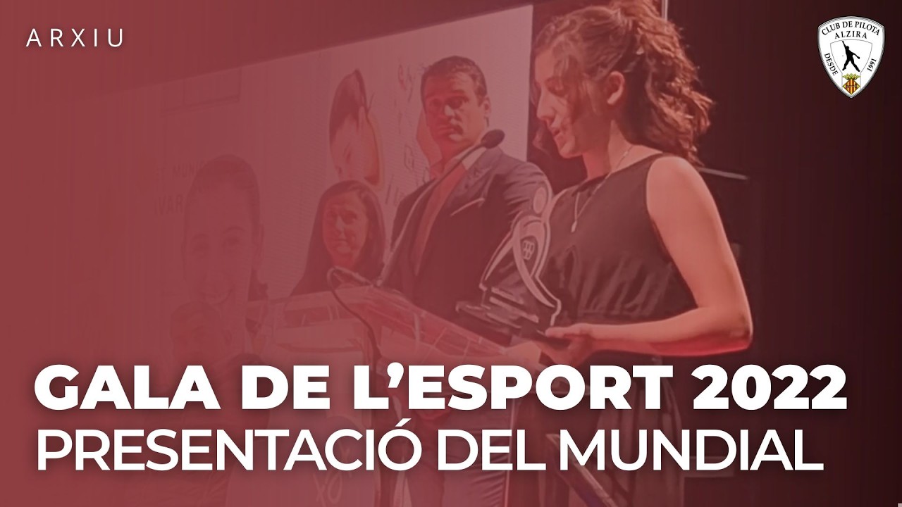 📁 ARXIU — GALA DE L'ESPORT D'ALZIRA — 18/11/2022