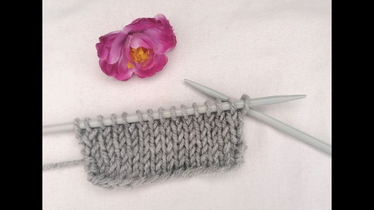 Как се плетат Лицева и Опакова бримки / Лесен урок за начинаещи /How to Knit and Purl/ Easy Tutorial