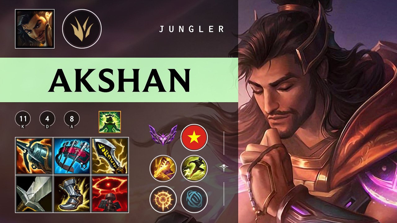 Akshan Jungle vs Fiddlesticks - VN Master Patch 26.04