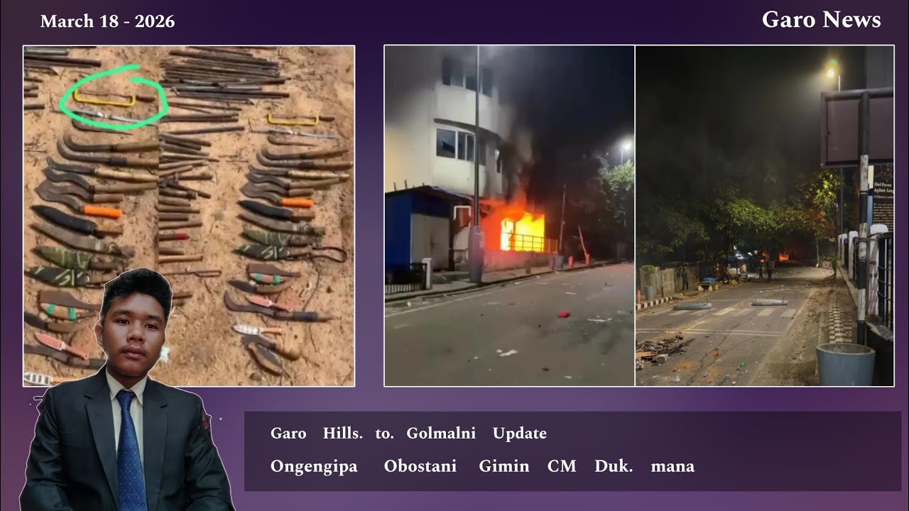 Garo hills to Golmal Onganio Npp Office ko Soana CM Suk ongja || aro Ua Mai katarangko Agana || News