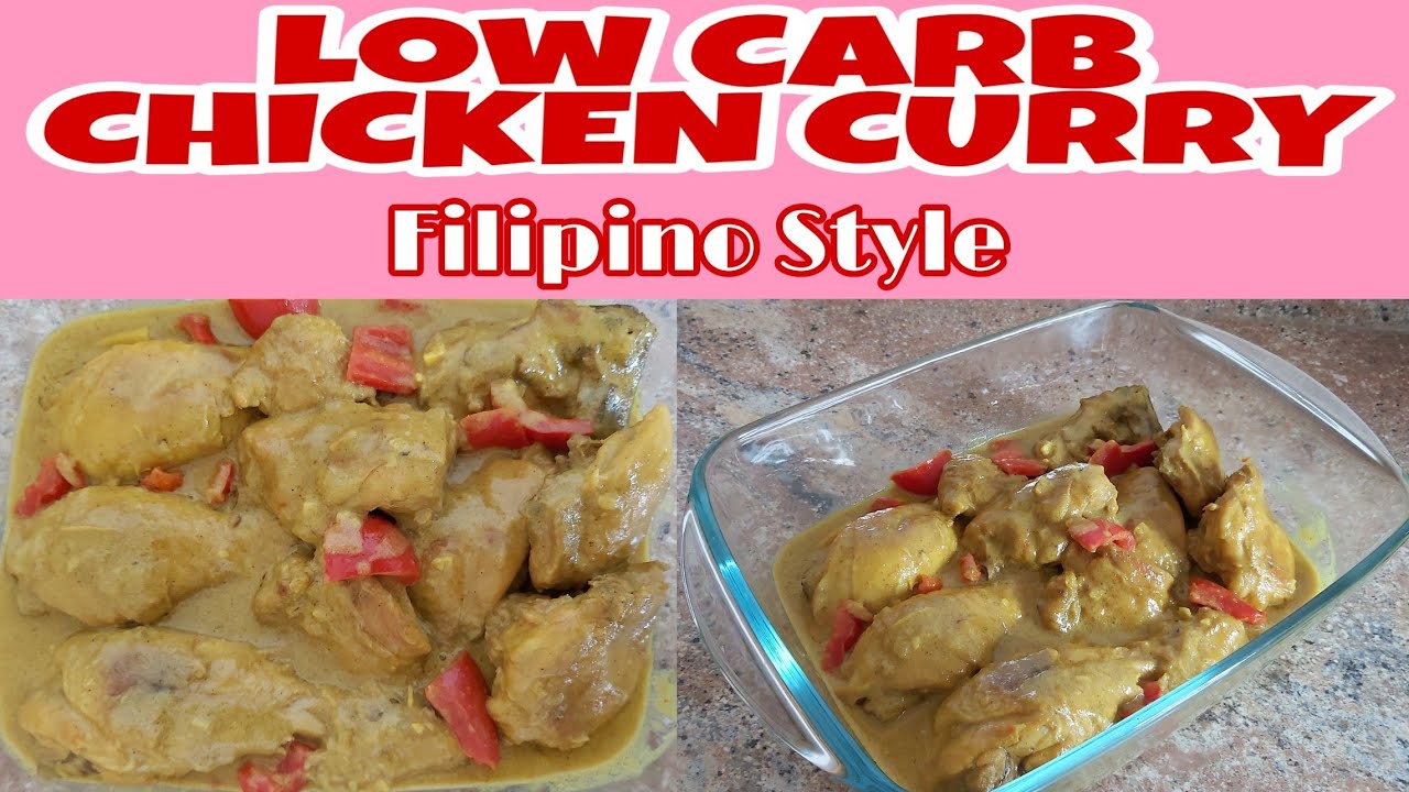 LOW CARB CHICKEN CURRY RECIPE /Filipino Style/Keto friendly/Lutong bahay || Alma's Kitchen Trebbin